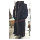 52" natural Scanglow mink coat