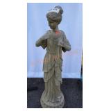Woman garden statue