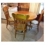 Vintage Dining chairs and table