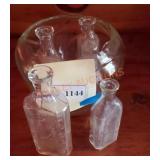 Antique medicine bottles lot