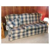Temple Inc plaid couch