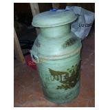 Old eagle milk can