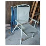 3 fabric outdoor folding chairs