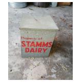Stamms dairy galvanized box
