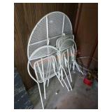 Outdoor metal dining set