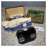 Vintage view master with slides