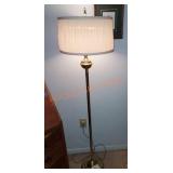 Brass floor lamp