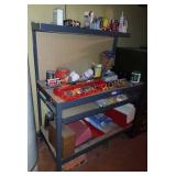 Work bench with rolling drawer