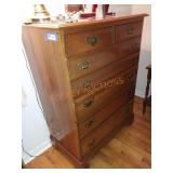 5 drawer tall dresser