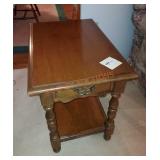 Set of side tables with drawer