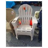 Plastic Adirondack Chairs. 3xthebid!