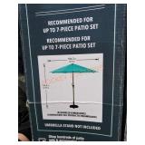 Hampton bay 9ft patio umbrella