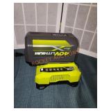 Ryobi battery and charger