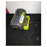 Ryobi 40v lithium battery and charger