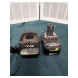 Ryobi battery and charger