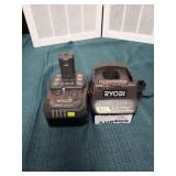 Ryobi battery and charger