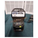 Ryobi battery and charger