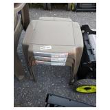 Mushroom Resin Plastic Side Table. 3xthebid!