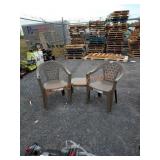 3pc outdoor furniture set