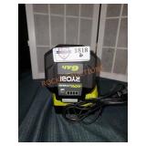 Ryobi battery and charger