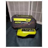 Ryobi battery and charger