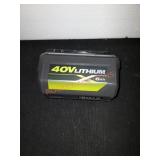 Ryobi 40v lithium battery