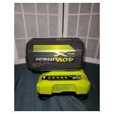 Ryobi battery and charger