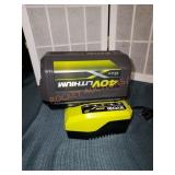 Ryobi battery and charger