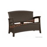 Suncast Elements Resin Outdoor Loveseat with