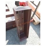 Brown plastic window boxes