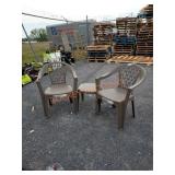 3pc outdoor furniture set