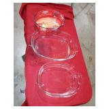 3 peice Pyrex casserole dishes