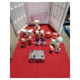 Salt and pepper shakers and figurines lot