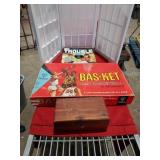 Trouble, Bas-ket and storage box lot