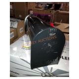 Gibraltar Black Post Mount Mailbox