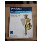 Westinghouse Polished Brass Outdoor Light