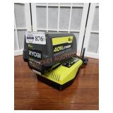 Ryobi 40V Battery and Charger