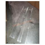Acrylic Bookshelves 24" Long