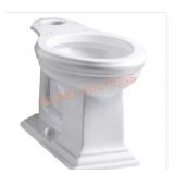Memoir height elongated toilet tank only