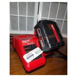 Milwaukee Double Charger & Battery