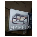 Hampton bay 12" 2 light flush mount