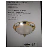 Westinghouse 2-light ceiling light