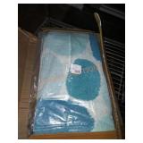 2pc bath mat set