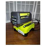 Ryobi 40V Battery and Charger