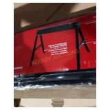 Husky folding steel sawhorse