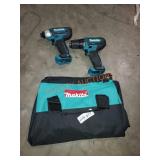 Makita Drills (2) and Bag