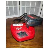 Milwaukee M12 Battery and Charger