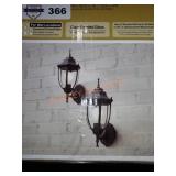 Hampton bay 2 pack exterior wall lantern
