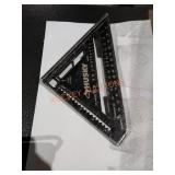 Husky rafter square and husky ratchet 3/8 inch
