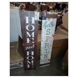 Hampton bay 2 sided sign